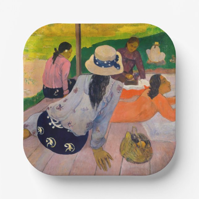 Paul Gauguin - The Siesta Paper Plates (Front)