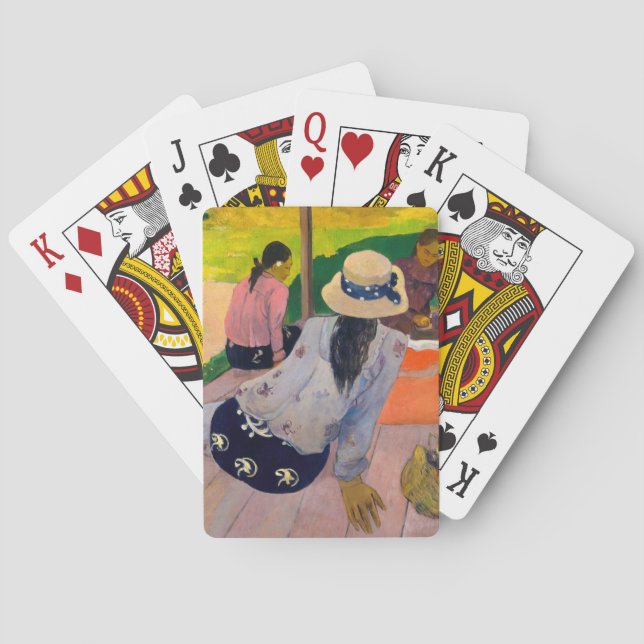 Paul Gauguin - The Siesta Poker Cards (Back)