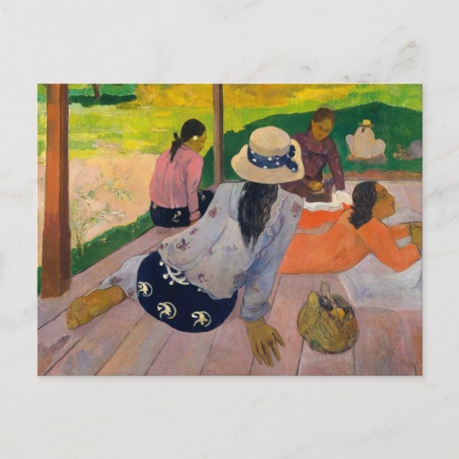 Paul Gauguin - The Siesta Postcard (Front)
