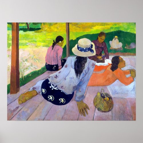 Paul Gauguin The Siesta Poster