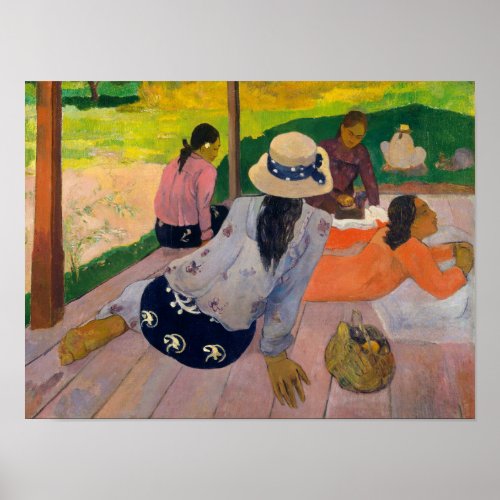 Paul Gauguin  The Siesta Poster