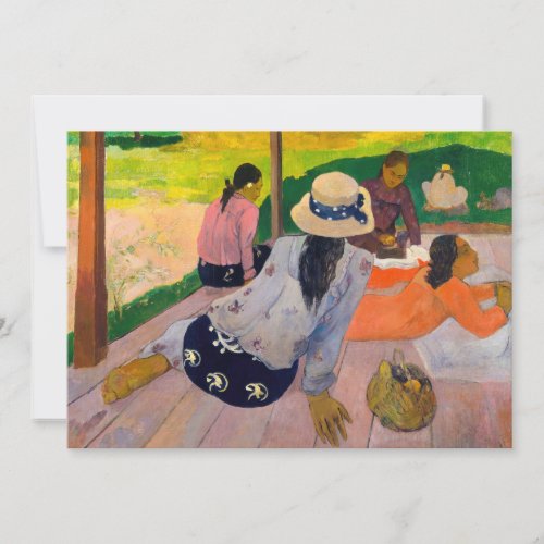 Paul Gauguin _ The Siesta Thank You Card