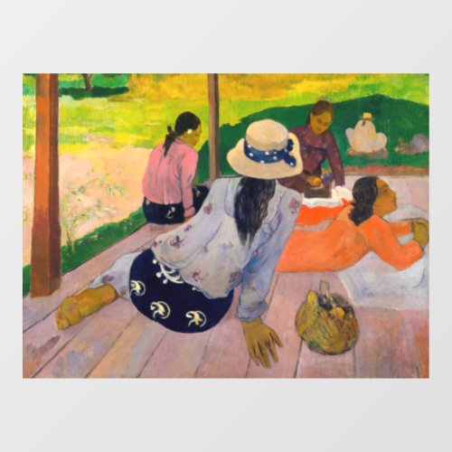 Paul Gauguin _ The Siesta Window Cling