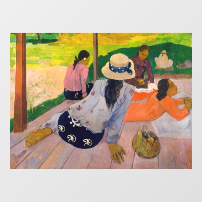 Paul Gauguin - The Siesta Window Cling (Sheet)