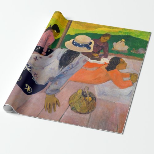 Paul Gauguin _ The Siesta Wrapping Paper