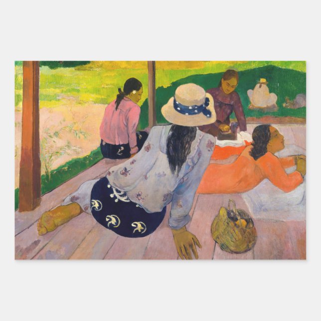 Paul Gauguin - The Siesta Wrapping Paper Sheets (Front)