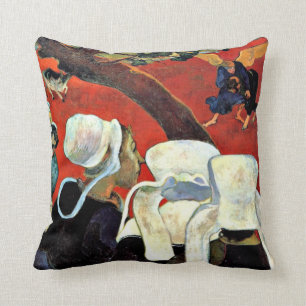 Paul Gauguin: The Vision After The Sermon Throw Pillow