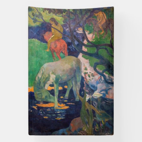 Paul Gauguin _ The White Horse Banner