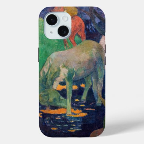 Paul Gauguin _ The White Horse iPhone 15 Case