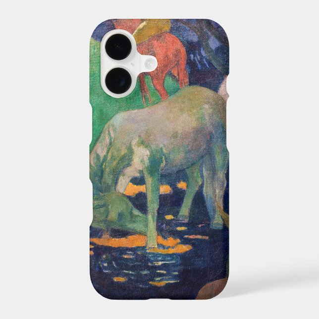 Paul Gauguin - The White Horse Case-Mate iPhone Case (Back)