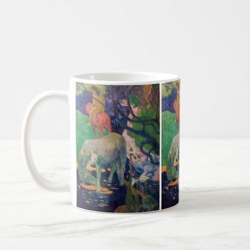 Paul Gauguin _ The White Horse Coffee Mug