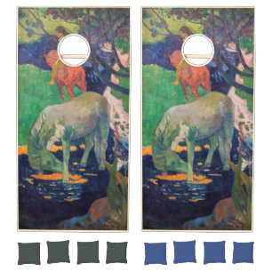 Paul Gauguin - The White Horse Cornhole Set