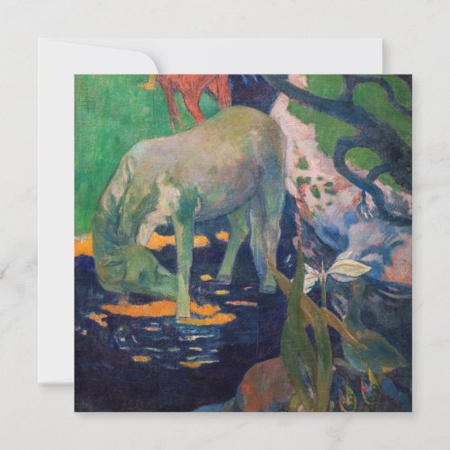 Paul Gauguin _ The White Horse Invitation