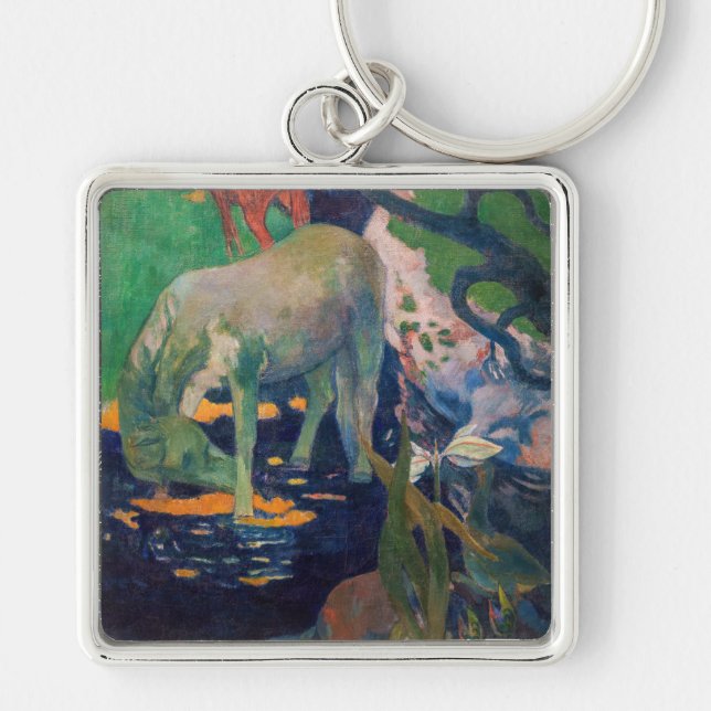 Paul Gauguin - The White Horse Keychain (Front)