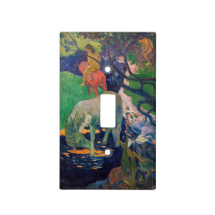 Paul Gauguin - The White Horse Light Switch Cover