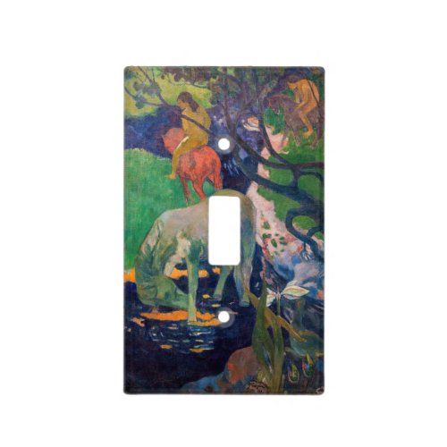 Paul Gauguin _ The White Horse Light Switch Cover