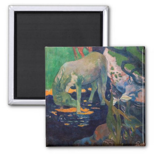 Paul Gauguin _ The White Horse Magnet