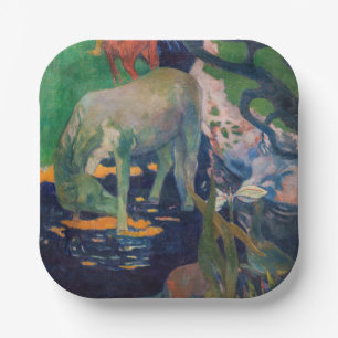 Paul Gauguin - The White Horse Paper Plates