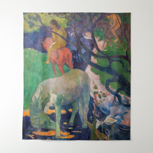 Paul Gauguin _ The White Horse Tapestry