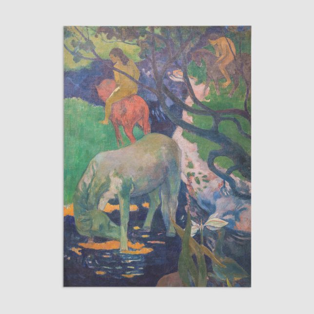 Paul Gauguin - The White Horse Tissue Paper (Creator Uploaded)