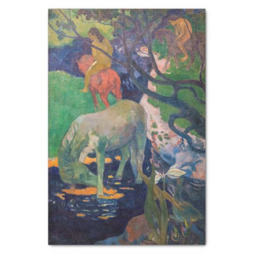 Paul Gauguin _ The White Horse Tissue Paper
