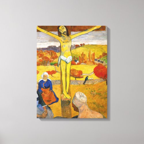 Paul Gauguin _ The Yellow Christ Canvas Print