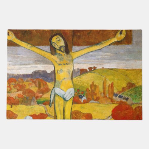 Paul Gauguin _ The Yellow Christ Doormat
