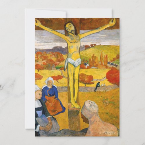 Paul Gauguin _ The Yellow Christ Invitation