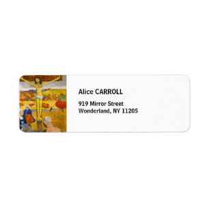 Paul Gauguin - The Yellow Christ Label