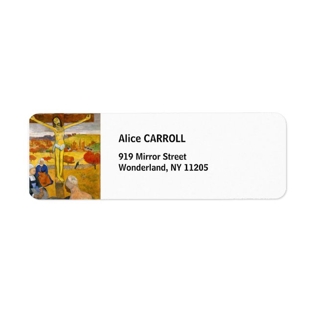 Paul Gauguin - The Yellow Christ Label (Front)