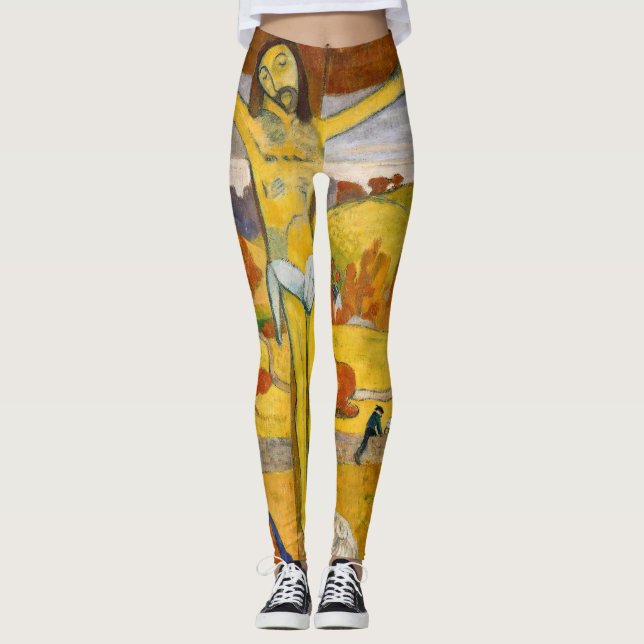 Paul Gauguin - The Yellow Christ Leggings (Front)
