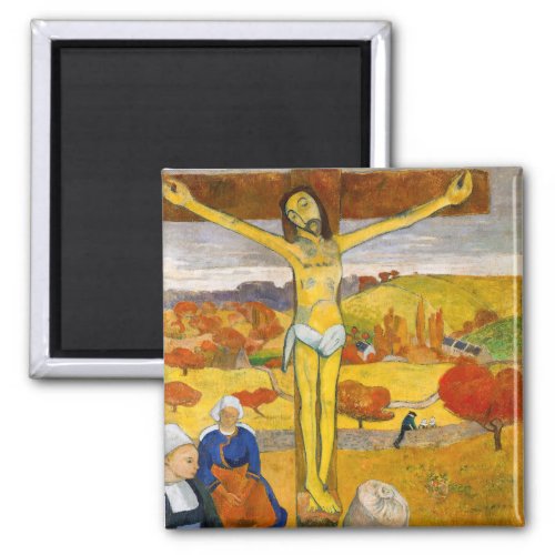 Paul Gauguin _ The Yellow Christ Magnet