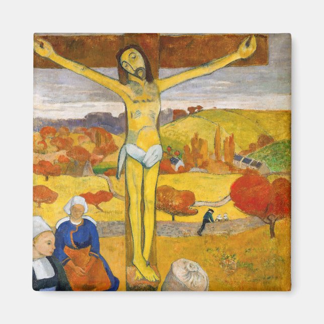 Paul Gauguin - The Yellow Christ Magnet (Front)
