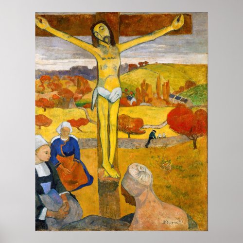 Paul Gauguin _ The Yellow Christ Poster