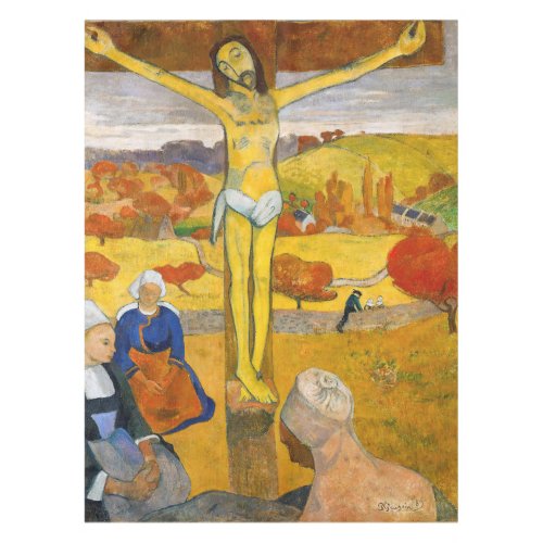 Paul Gauguin _ The Yellow Christ Tablecloth