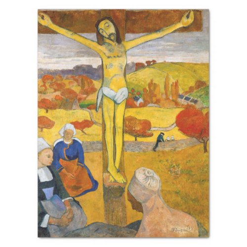 Paul Gauguin _ The Yellow Christ Tissue Paper