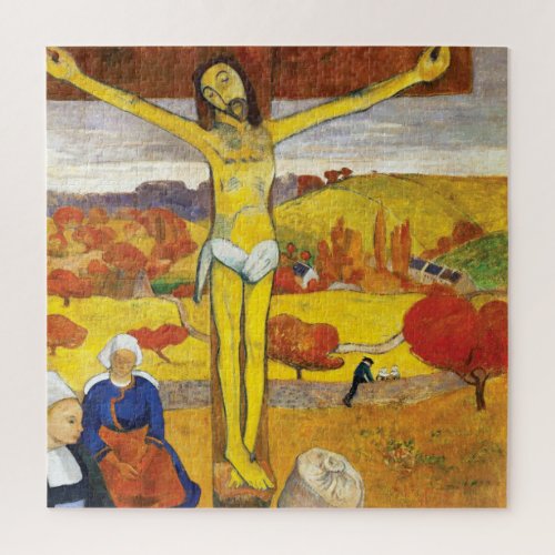 Paul Gauguin The Yellow Christ Vintage Fine Art Jigsaw Puzzle