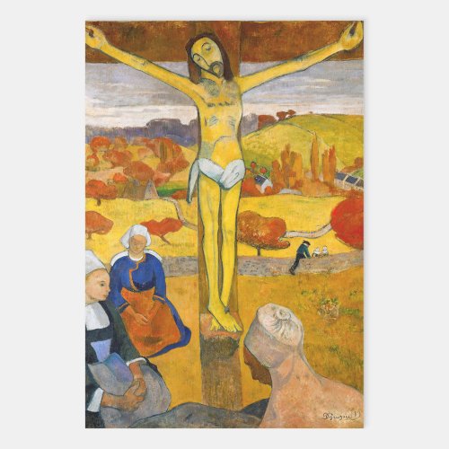 Paul Gauguin _ The Yellow Christ Wrapping Paper Sheets