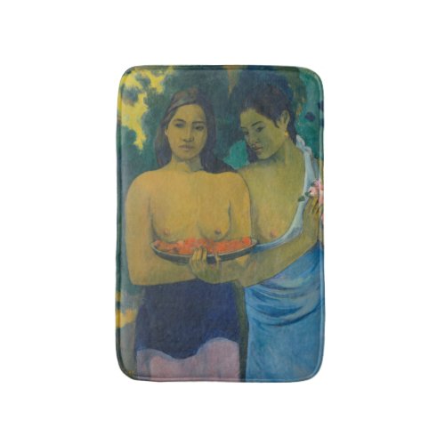 Paul Gauguin _ Two Tahitian Women Bath Mat
