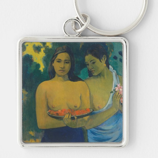 Paul Gauguin - Two Tahitian Women Keychain (Front)