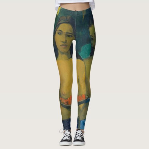 Paul Gauguin _ Two Tahitian Women Leggings