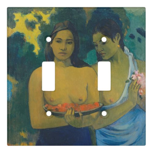 Paul Gauguin _ Two Tahitian Women Light Switch Cover