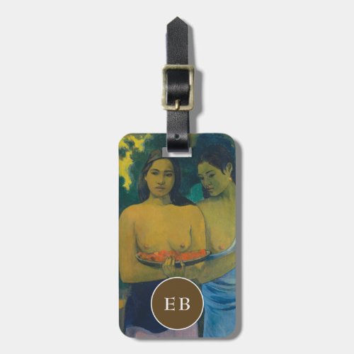 Paul Gauguin _ Two Tahitian Women Luggage Tag