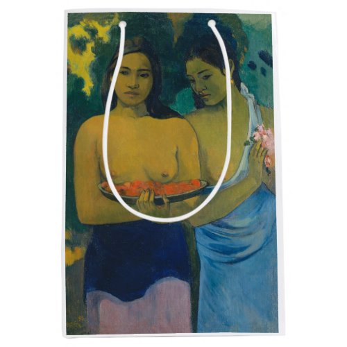 Paul Gauguin _ Two Tahitian Women Medium Gift Bag