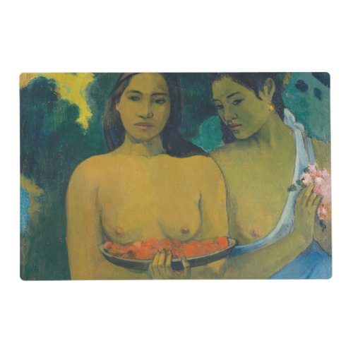 Paul Gauguin _ Two Tahitian Women Placemat