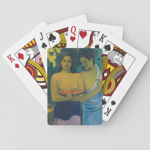 Paul Gauguin _ Two Tahitian Women Playing Cards