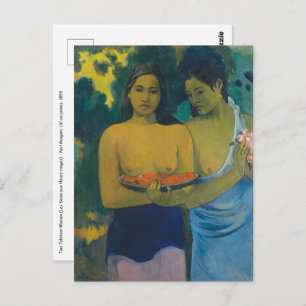 Paul Gauguin - Two Tahitian Women Postcard