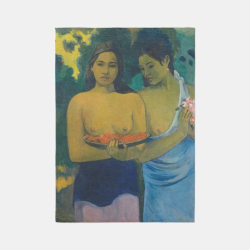 Paul Gauguin _ Two Tahitian Women Rug