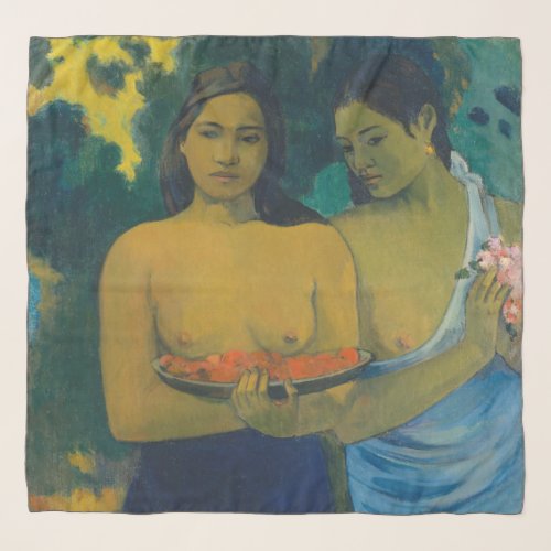 Paul Gauguin _ Two Tahitian Women Scarf