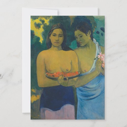 Paul Gauguin _ Two Tahitian Women Thank You Card
